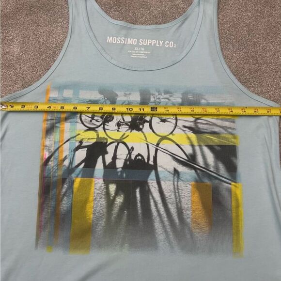Mossimo Supply Co Tank Top Mens XL Graphic Print Summer T-Shirt - Picture 4 of 7